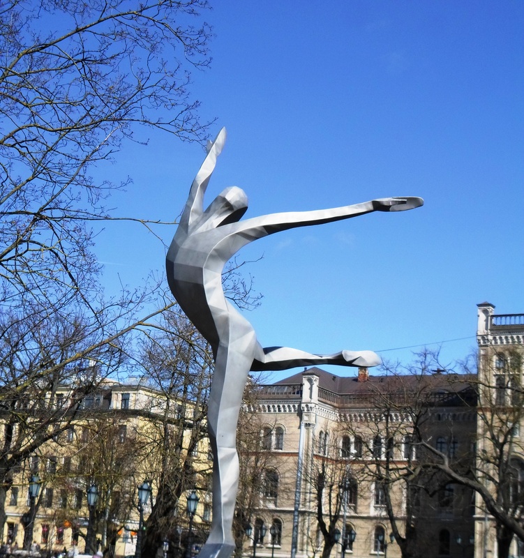 View A famous Latvian gymnast, posing in Riga - April 2015 by Lola Hatmil