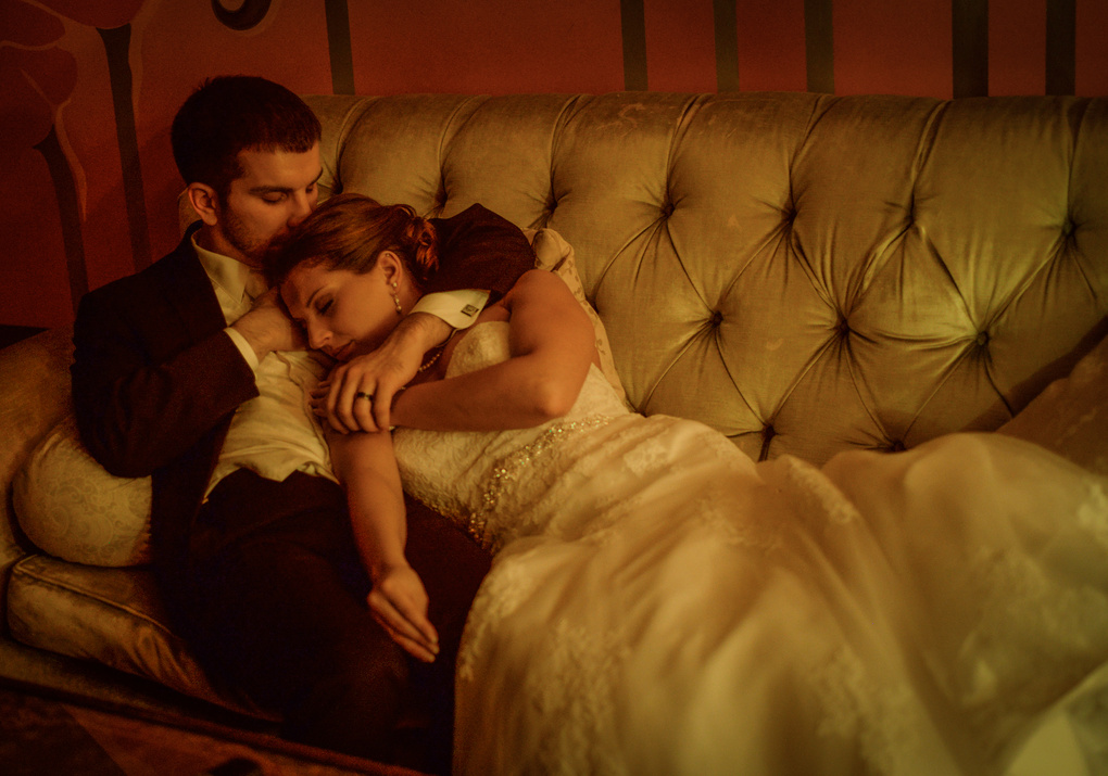 View Bride & Groom quiet moment by Roger Glazier