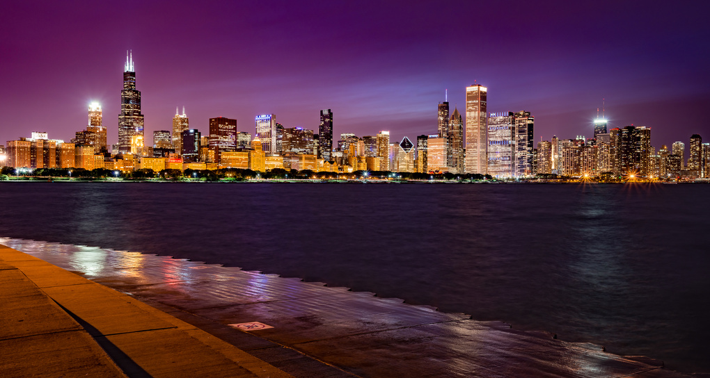 View Skyline Chicago by Patrice Bilesimo