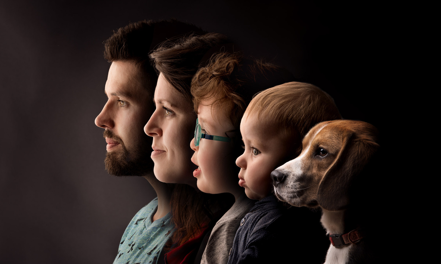 Family Portrait - Dramatic Portraiture on Fstoppers