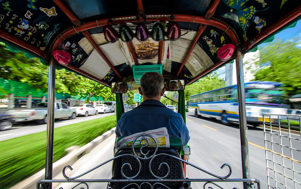 View Tuk Tuk ride in Bangkok by Harry Ward