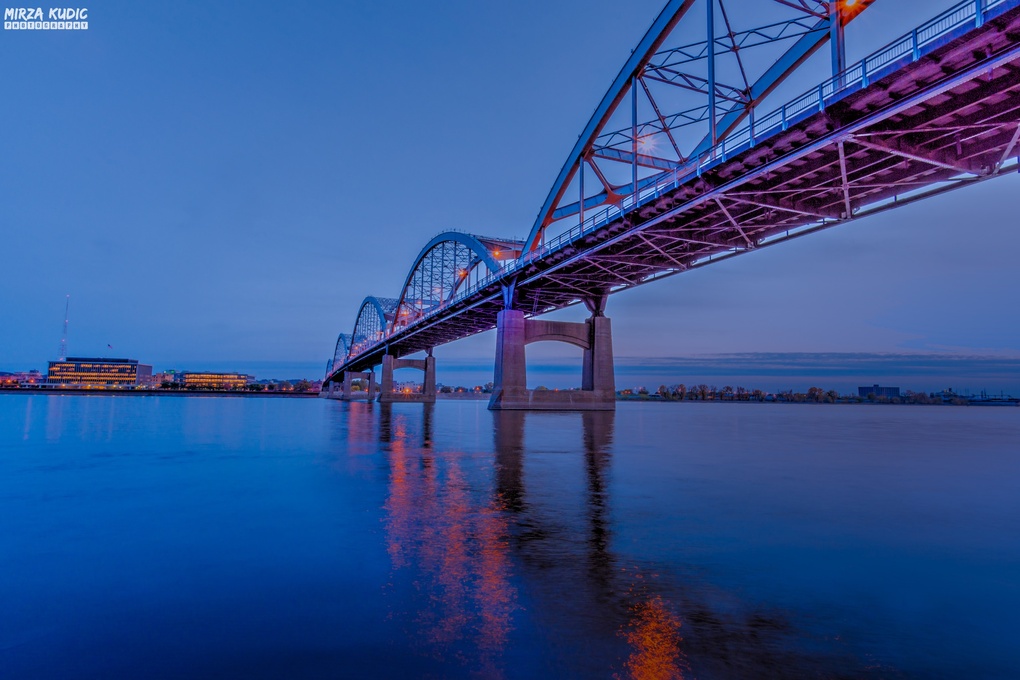 View Bridge in Davenport Iowa by Mirza Kudic