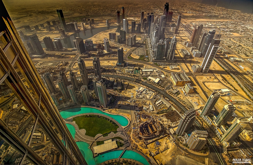 View Dubai view from the Burj Khalifa by Mirza Kudic