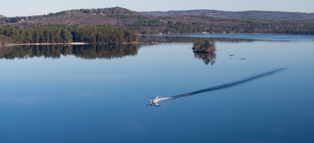View Takeoff on Lake Winnipesaukee by Brian Neidhardt