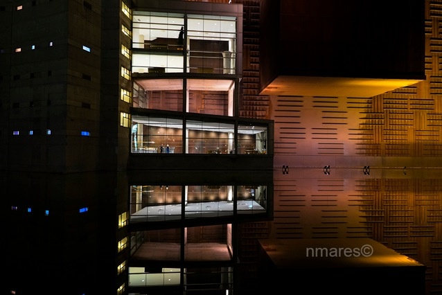 View Night reflection by Ignacio Mares