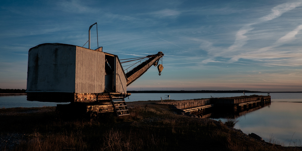 View A long time since the last ship left by Theo Hultberg