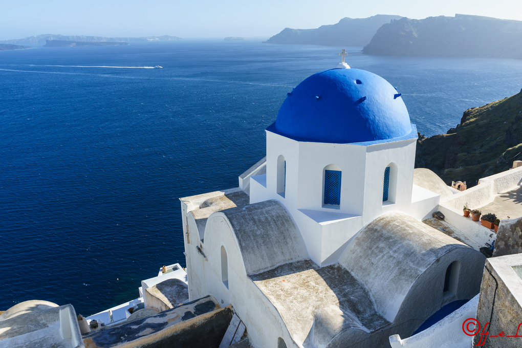 View Santorini Blue by Cristina Ludosan