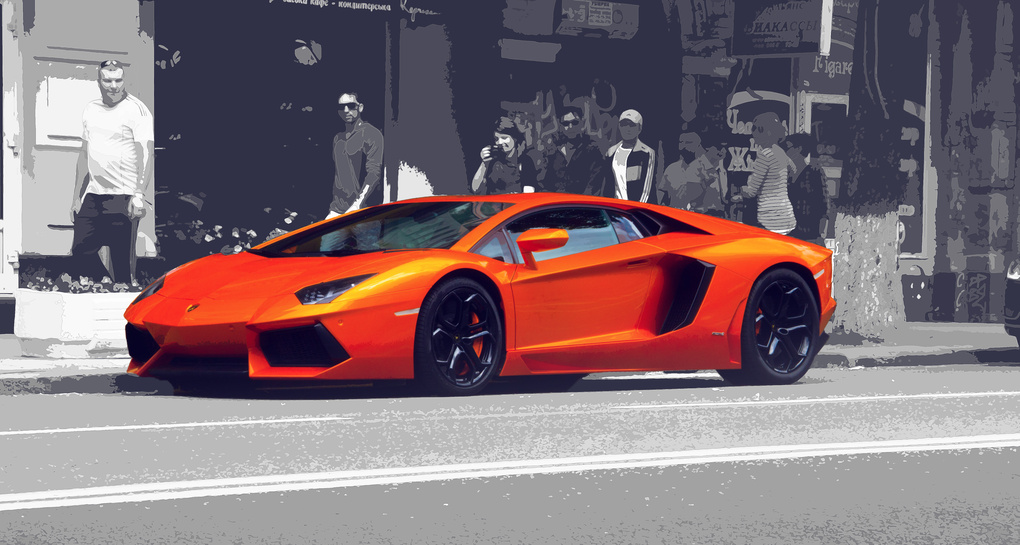 View Aventador stilyzed by Dan Kolomiets