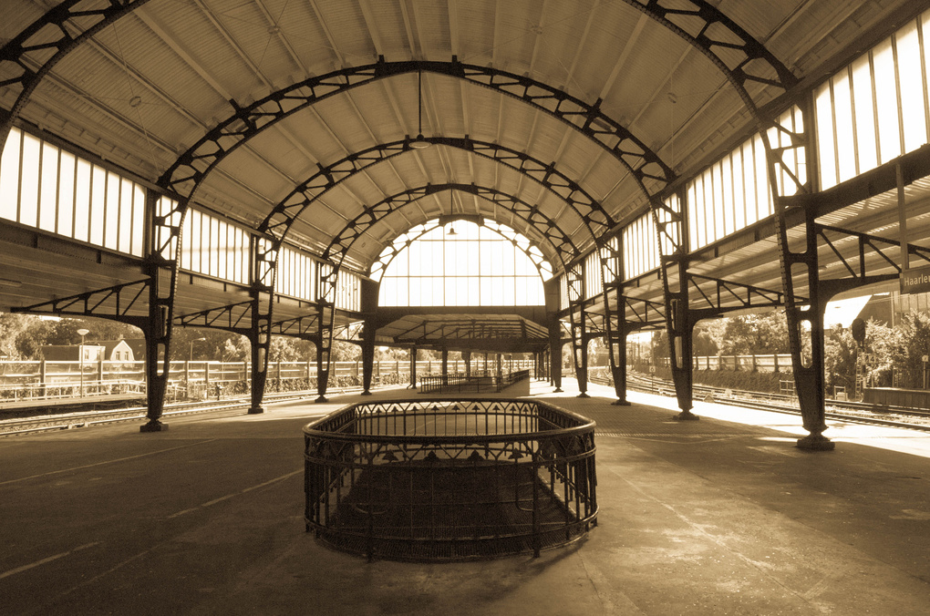 View Haarlem Station by Matthieu Hilckmann