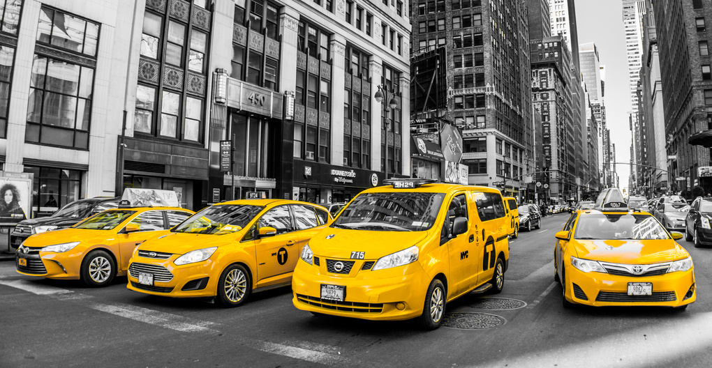 View NYC cabs by Wah Yuen Lau