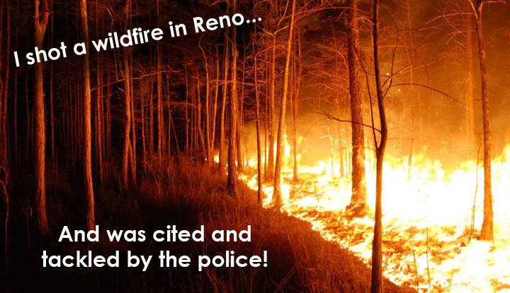 Nevada Journalist Tackled By Police While Covering Wildfires Near Reno