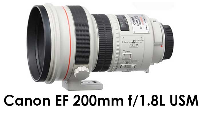 Canon EF 200mm f/1.8L USM