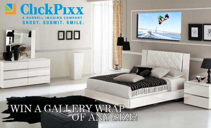 Win Any Size Gallery Wrap from ClickPixx