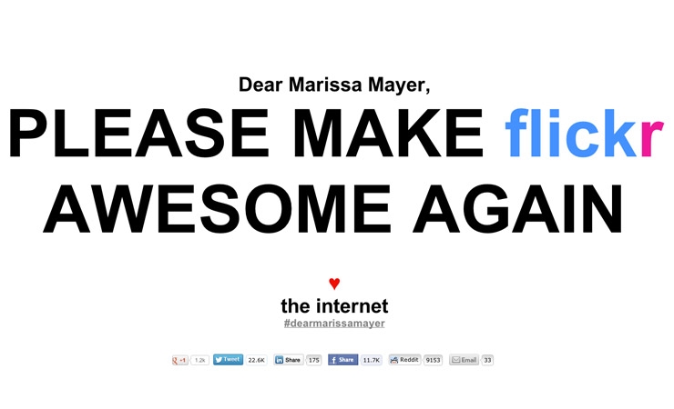 Internet Calls For Flickr To 'Be Awesome Again,' Flickr Responds In Kind