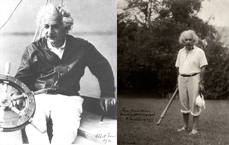 Rarely Seen Photos Of Albert Einstein In Casual Environments