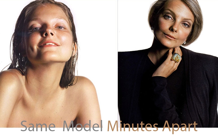 From 10 To 60 Years Old: These Models Are The Same Person