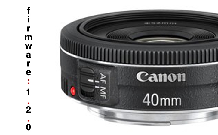 Download Canon's EF 40mm Autofocus Firmware Fix