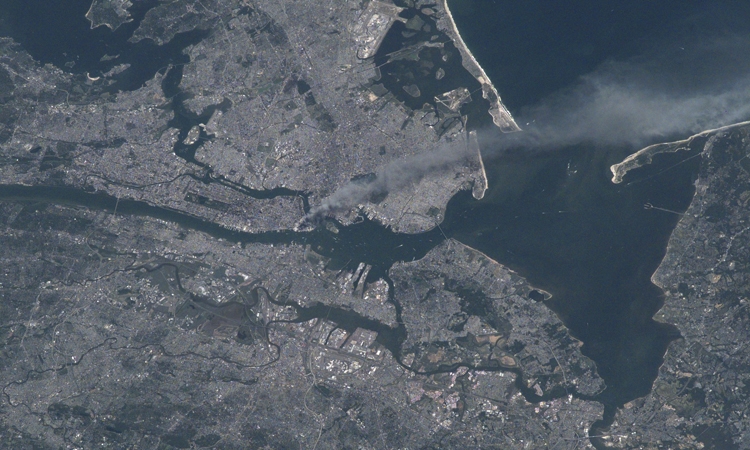 View From Space: New York City on September 11, 2001