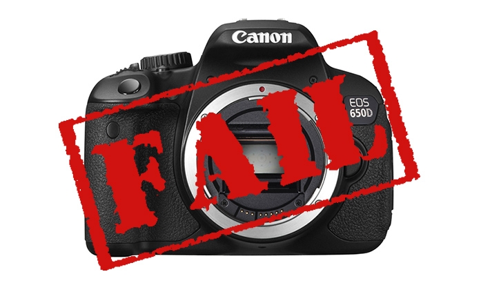 Canon 650D Rates Worse Than Previous Models