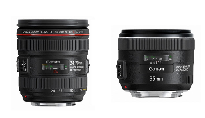 Canon Announces the New 24-70mm f/4 IS and 35mm f/2 IS Lenses