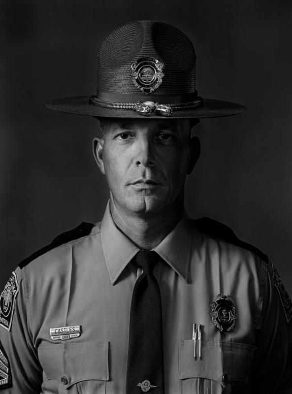 Using Film for Portraits of a Highway Patrolman