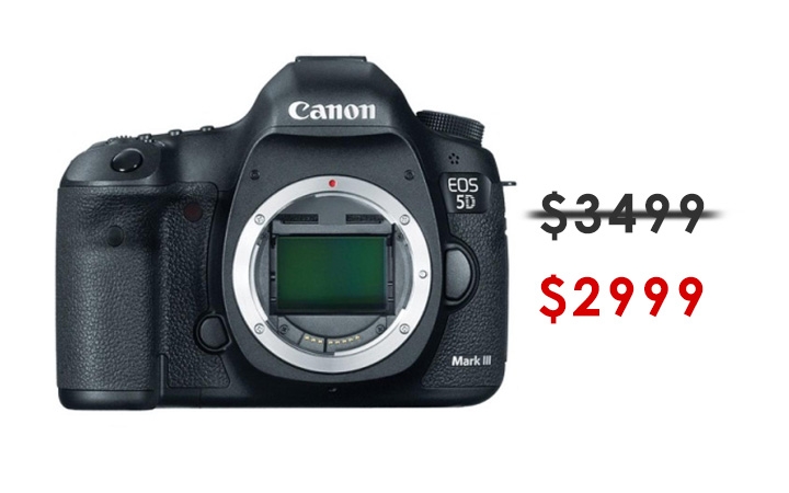 The Canon 5D Mark III is Currently On Sale
