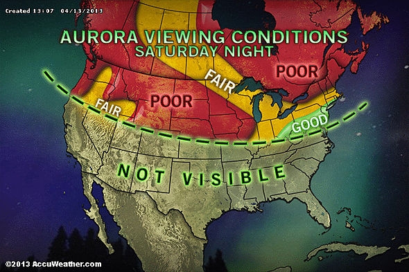 Northern Lights Might Make A Visit To Parts Of The US Tonight!