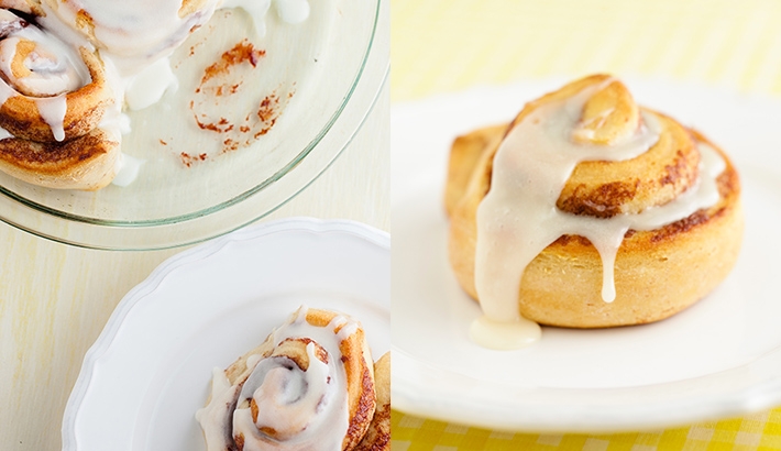 2 Different Approaches To Styling A Cinnamon Roll