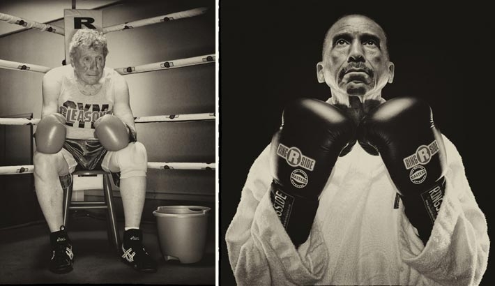 "Punching Back Time" Photographs Of Senior Boxers