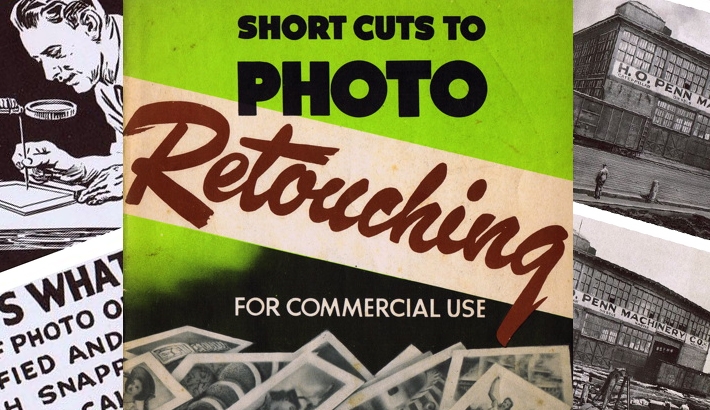 The Old Way Of Photo Retouching From The 1940's