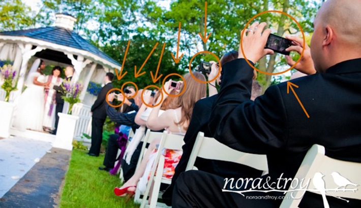 "Unplugged Weddings": Preventing Guests From Destroying Your Photographs