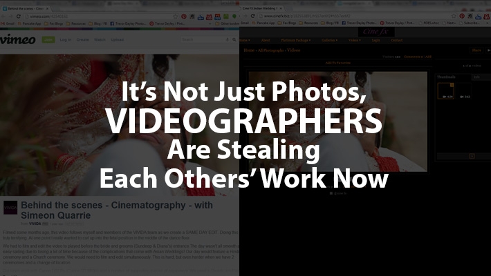 Videographers Must Help One Another Out To Combat Thieves in the Industry