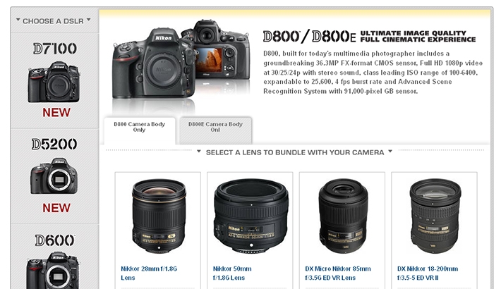 New Nikon DSLRs with Lens/Speedlight Combination Rebates