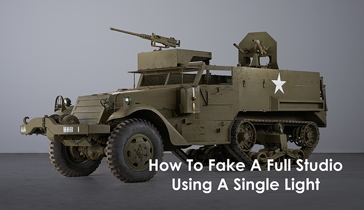 How To Fake A Full Studio Using A Single Light