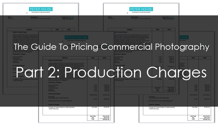 The Guide To Pricing Commercial Photography Part 2: Production Costs