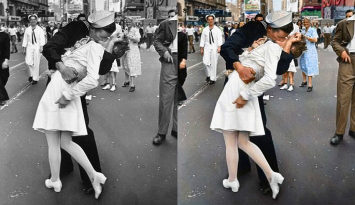Famous B&W Photos Masterfully Brought To Life with Color