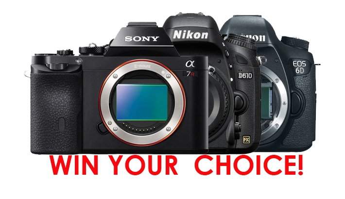 Win Your Choice of a Nikon D610, Canon 6D or Sony A7!