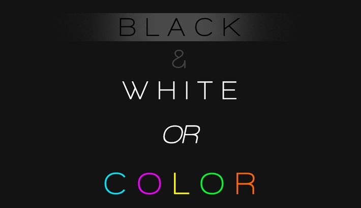 Determining If A Photo Should Be Left In Color Or Converted To Black And White