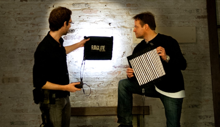 "RagLite" Is A Flexible, Waterproof, And Portable LED Lighting Concept