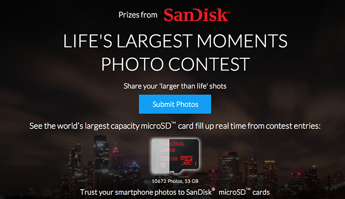 Weekly Contest: Win a SanDisk 128GB microSDXC Card with Adapter