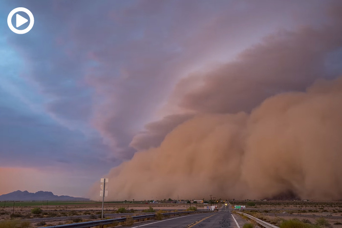 Epic Time-Lapse of a Monster Dust Storm