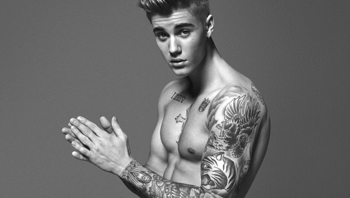 Justin Bieber Covered Tattoos, Shared Underwear Video