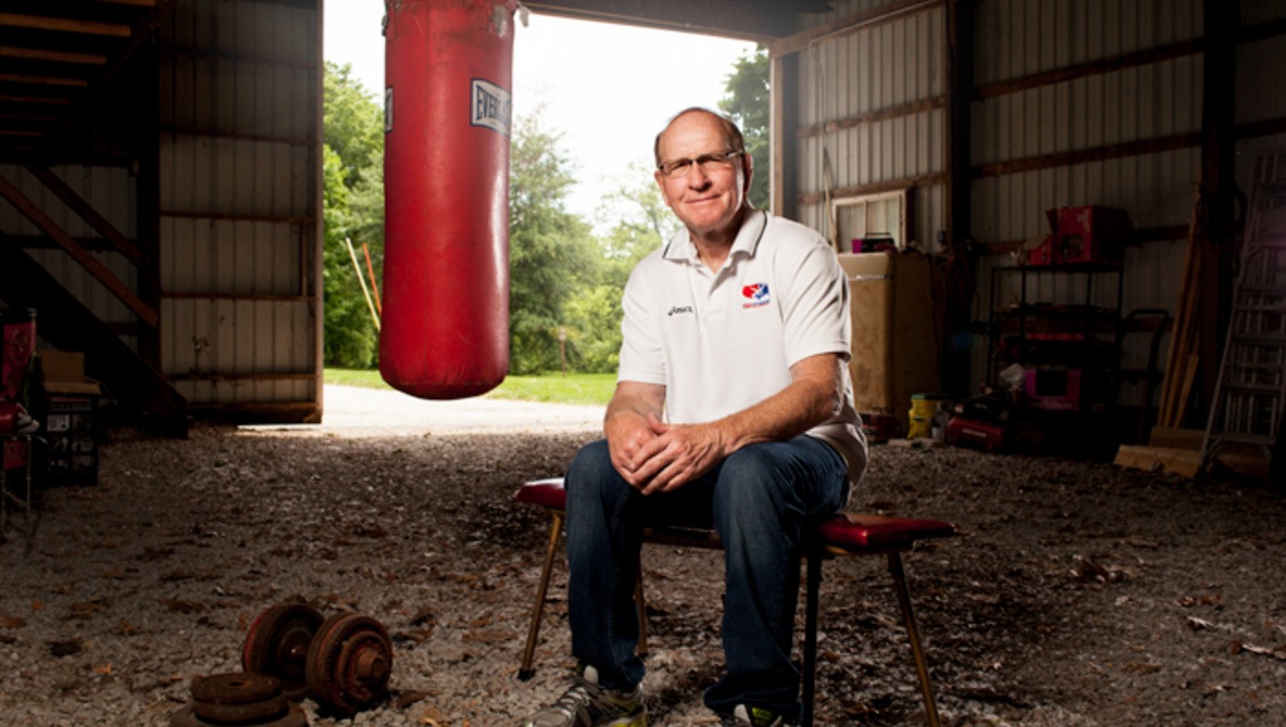 Photographing Dan Gable for Sports Illustrated