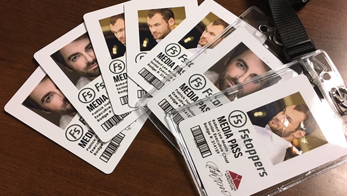 Today I Got My Homemade Media Passes In The Mail