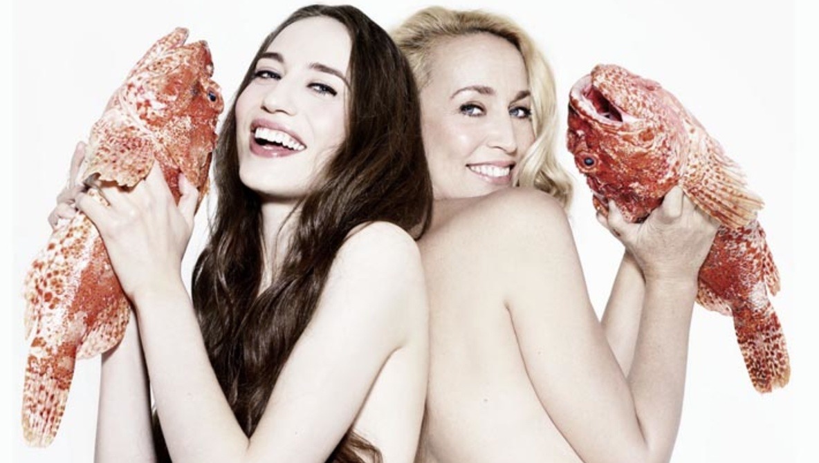 FishLove Works To Promote Sustainable Fishing By Posing Celebs With Fish (Totally Naked)