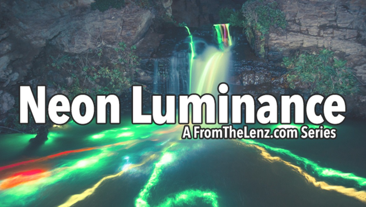 "From the Lenz" Shoots Neon Waterfalls