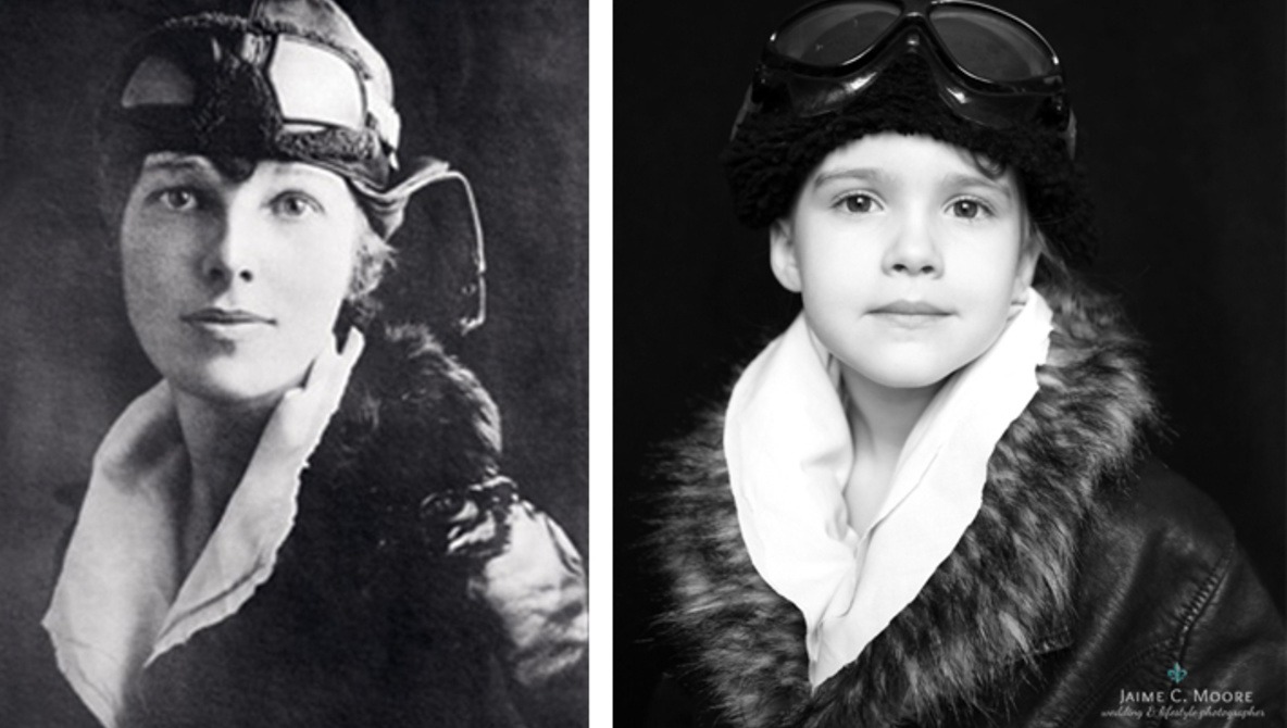 Mom Recreates Iconic Women's Portraits With Her 5-Year-Old Daughter