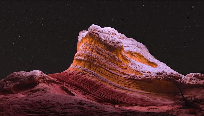Photographer Uses Drones to Illuminate Nighttime Landscapes