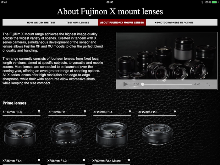 Fuji X Mount Lenses App Lets You Test and Compare Lenses Without Leaving Your Couch Fstoppers