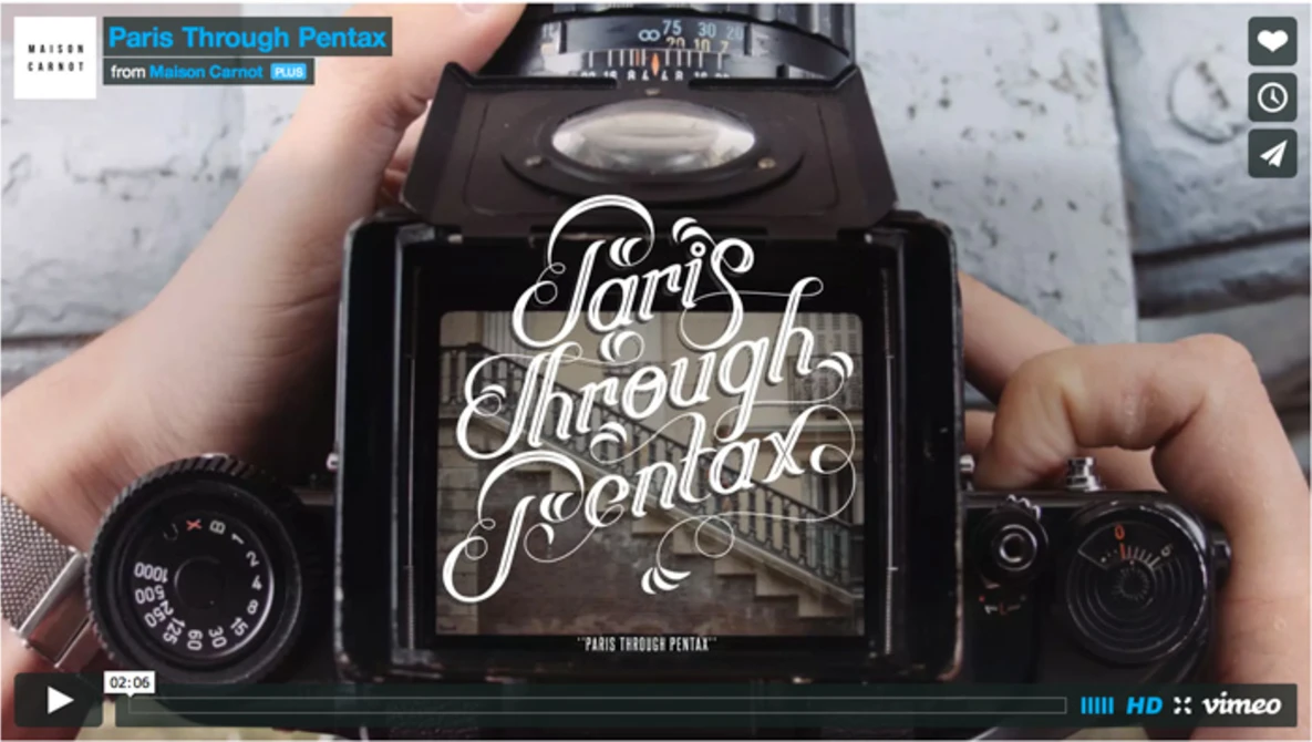 Watch Paris Through Pentax on Vimeo.